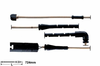 Ate 24.8190-0304.2 контакт предупредительный, износ накладок тормозных фото №1