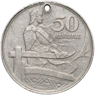 Łotwa 50 santimów 1922