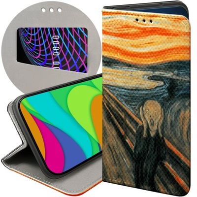 ETUI Z KLAPKĄ DO HONOR 90 LITE 5G WZORY EDVARD MUNCH KRZYK MALARSTWO CASE