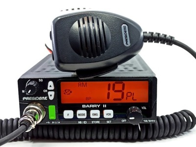 PRESIDENT BARRY II CB radio 12/24V ASC/VOX