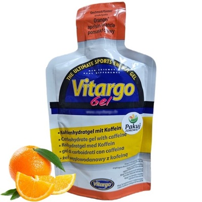 VITARGO Gel 45g orange Żel energetyczny węglowodany z kofeiną pomarańcz