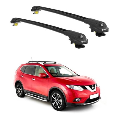 TURTLE MALETERO DE TECHO AIR-1 PARA NISSAN X-TRAIL T32 2014 - 2020 NEGRO  