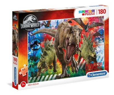 Puzzle Clementoni Supercolor Jurassic World 180el.