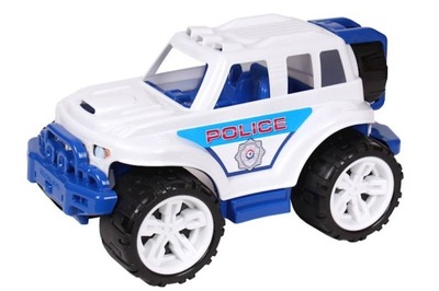 SAMOCHÓD TERENOWY POLICYJNY duży 33x23x18 cm AUTO JEEP zabawka dla DZIECI