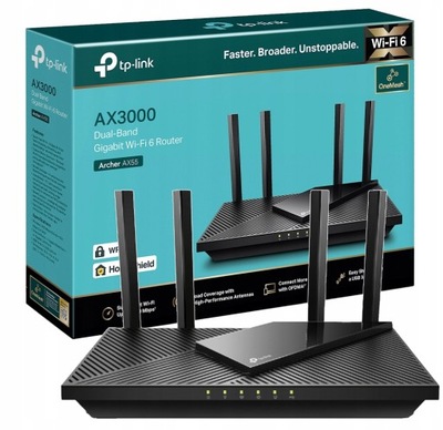 Router TP-LINK Archer AX55 AX3000 2.4/5 Ghz Wifi 6