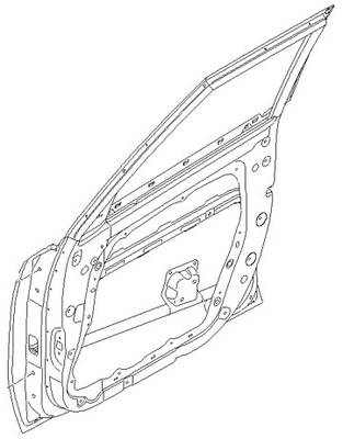 Org! дверь передние перед правое soul ii 2013-2018 фото №1