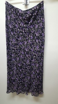 spódnica czarna fioletowa