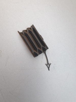 Audi q7 ii s-line lift 2015-2018 заглушка бампера фаркоп задня права фото №1