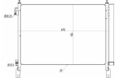 HART CONDENSADOR CONDENSADOR DE ACONDICIONADOR KOLEOS 2.0DCI 08-  