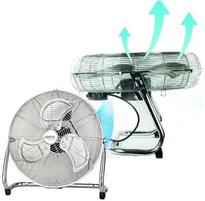 CAMRY WENTYLATOR CYRKULATOR CR 7306 podłogowy 3 prędkości 45cm INOX