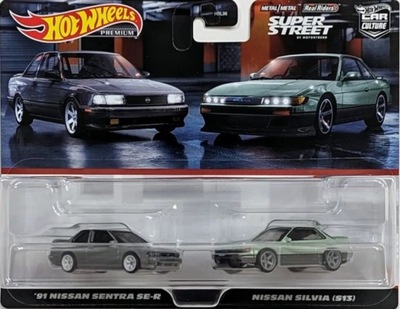 Hot Wheels 1:64 2 pack Premium- Nissan Sentra SE-R 1991 & Nissan Silvia S13 - milautoparts-fr.ukrlive.com