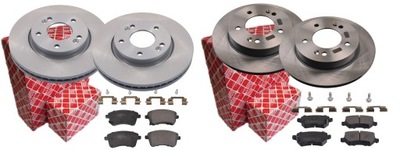 Тормозные диски тормозные колодки febi p+t kia venga фото №1