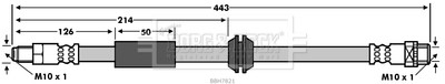 BORG & BECK BBH7821 CABLE DE FRENADO ELASTYCZ  