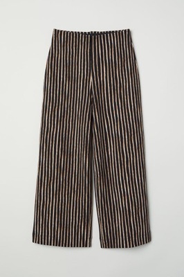 H&M 38 M Dżersejowe spodnie culottes SZEROKIE