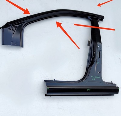 Vw polo 2g обшивка левая рамка дверь фото №1