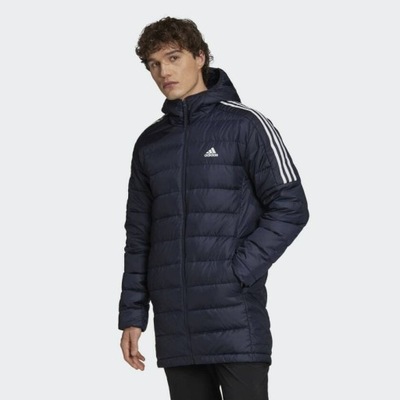 ADIDAS Essentials puchowa granatowa SPORTOWA PIKOWANA KURTKA rozmiar XL