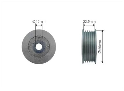 ROLL 59X10X26 METAL CAFFARO  