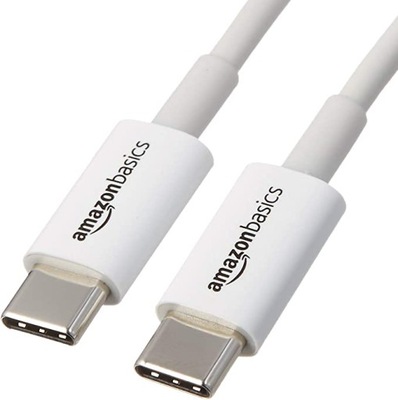 Kabel AmazonBasic USB - USB typ C 0.9 m biały