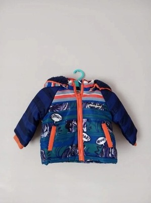 Desigual Baby zimowa kurtka odpinany kaptur 80 cm