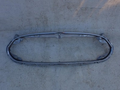 Tesla model s 12-16 рамка молдинг хром бампера фото №1