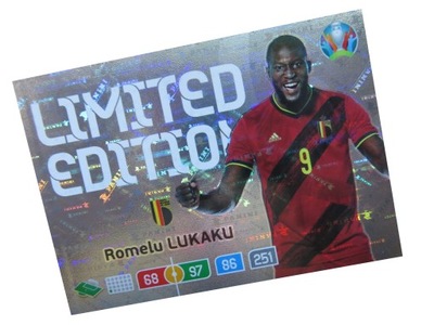 PANINI EURO 2020 KARTA LIMITED LUKAKU