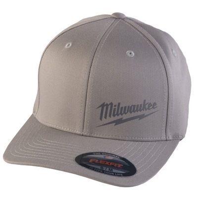 MILWAUKEE Oryginalna CZAPKA Z DASZKIEM SZARA L/XL