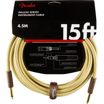 Kabel J-J 4,5m Fender Deluxe Series Tweed Twd