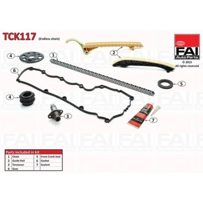 JUEGO CADENA DISTRIBUCIÓN FAI AUTOPARTS TCK117  