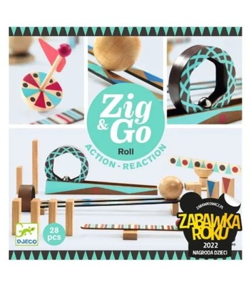 Djeco - Zestaw Zig & Go-28 elementów