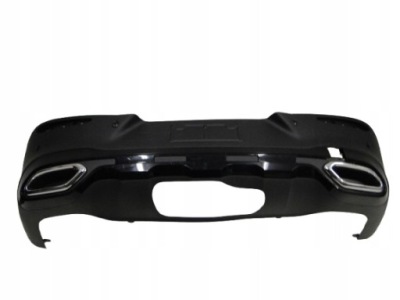 Mercedes glc 254 x254 диффузор спойлер бампера задний amg ночь package фото №1