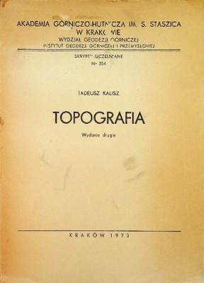 Tadeusz Kalisz - Topografia