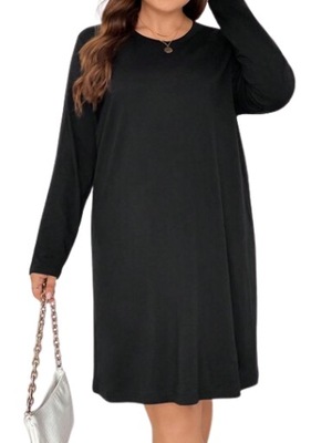 SHEIN SUKIENKA PLUS SIZE CZARNA KLASYCZNA 44 ŁŁM