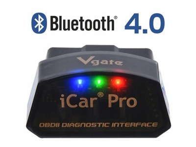 Vgate iCar Pro BT4.0 Interfejs OBD2 ELM327 iOS PL