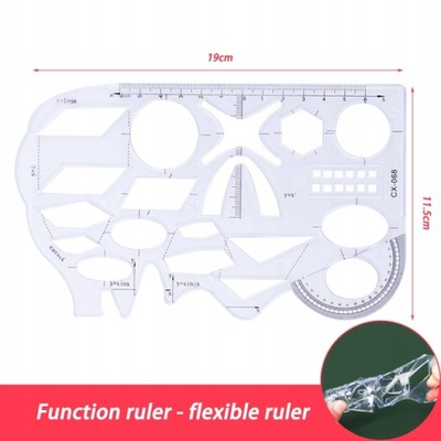 Elastyczna linijka Wielofunkcyjna linijka geometry