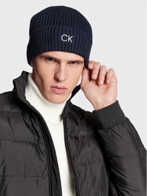 CK CALVIN KLEIN ORYGINALNA CZAPKA ZIMOWA MĘSKA 24H