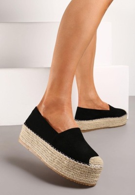 Renee Czarne Espadryle damskie 41 Ekozamsz