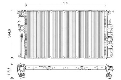 RADUADOR DEL MOTOR BMW 1 (F20) 1 (F21) 2 (F22 F87)  