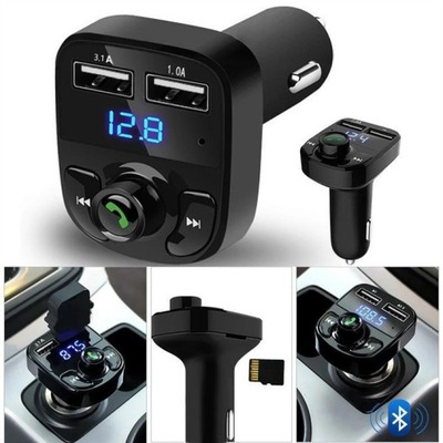 TRANSMITER FM MP3 BLUETOOTH 2xUSB 12D216