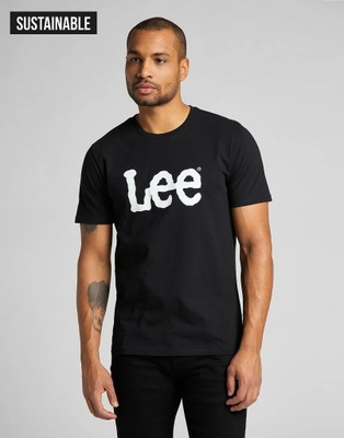 Męska Koszulka T-shirt LEE WOBBLY LOGO TEE S