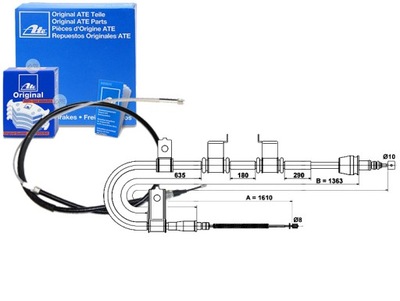 CABLE FRENOS DE MANO HYUNDAI GETZ 1.1-1.6 09.02-  