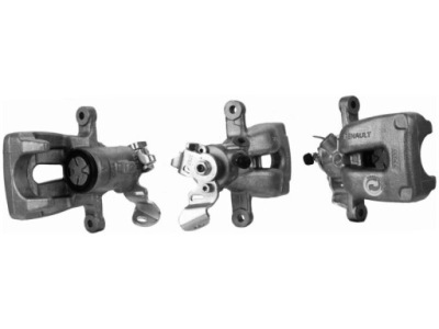 Суппорт левый задний  renault modus grand modus 1.1-1.6 clio 3 1.1-2.0 фото №1