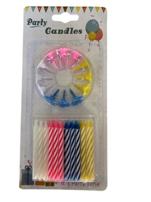 ŚWIECZKI URODZINOWE 24 SZTUKI