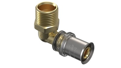 Wavin kolano zacisk 16x1/2" gwint zewnętrzny M5