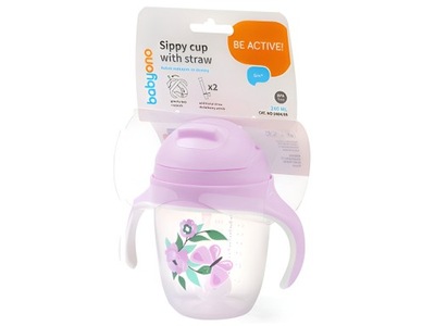 Kubek niekapek BABYONO 1464 05 240ml Różowy