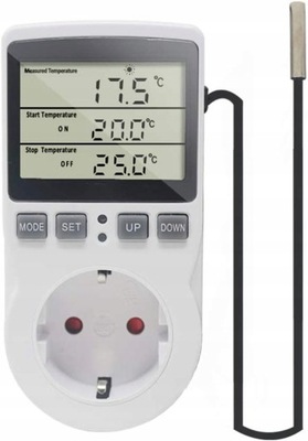 Cyfrowy regulator temperatury Gniazdo termostatu