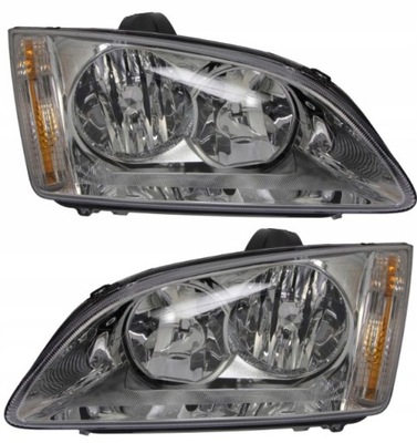 FORD FOCUS II 04-08 FAROS PARTE DELANTERA JUEGO NUEVO  