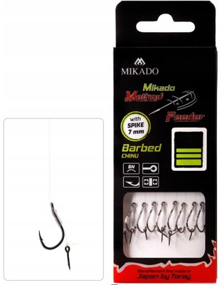 Przypon Method Feeder Mikado z Bagnetem nr8 8szt METHOD FEEDER