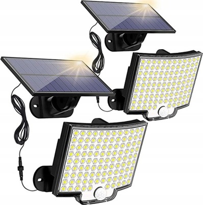 LAMPA SOLARNA Z CZUJNIK RUCHU RUCHU REGULACJA IP65