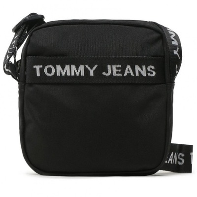 Tommy Jeans męska listonoszka torba czarna logo AM0AM11177-BDS