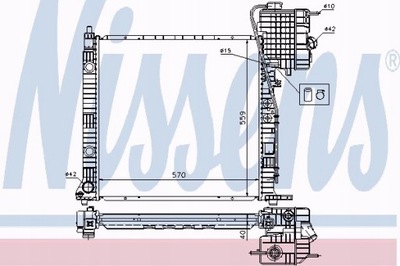 NISSENS 62559A CHLODNICA, SISTEMA AUŠINIMO VARIKLIO NIS 62559A NIS 62559A 